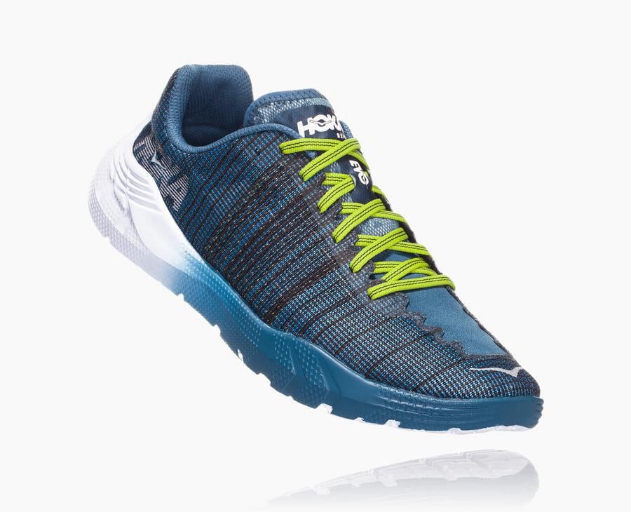 Running Shoes Mens - Hoka One One EVO Rehi - Navy/White - TXRGYJF-46